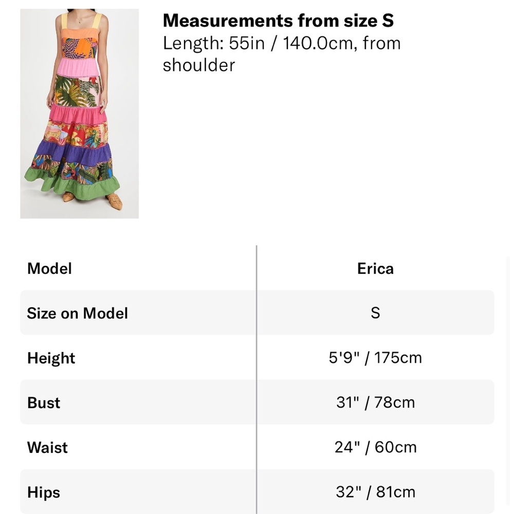 Farm Rio Rainbow Mixed Prints Maxi Dress - Picture 8 of 9